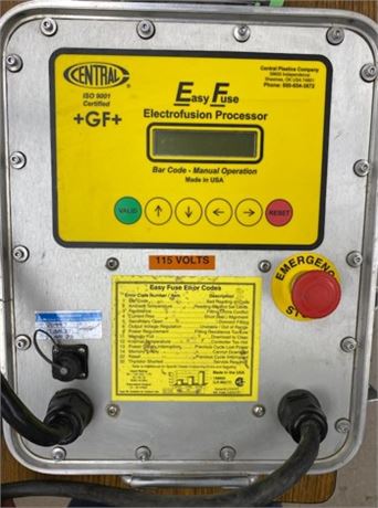 Central Easy Fuse Electrofusion Processor